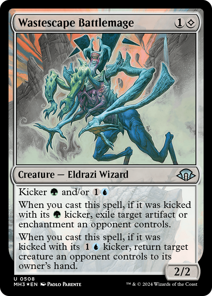 Mage de bataille Wastescape (Ripple Foil) [Modern Horizons 3] 