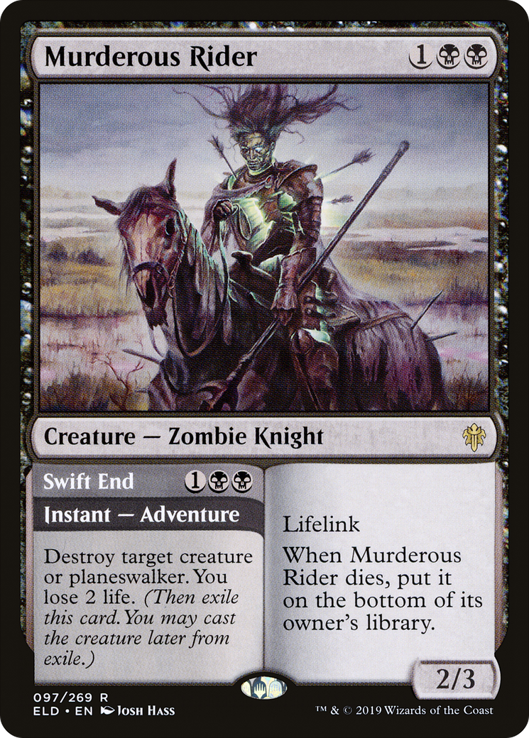 Cavalier meurtrier // Fin rapide [Trône d'Eldraine] 