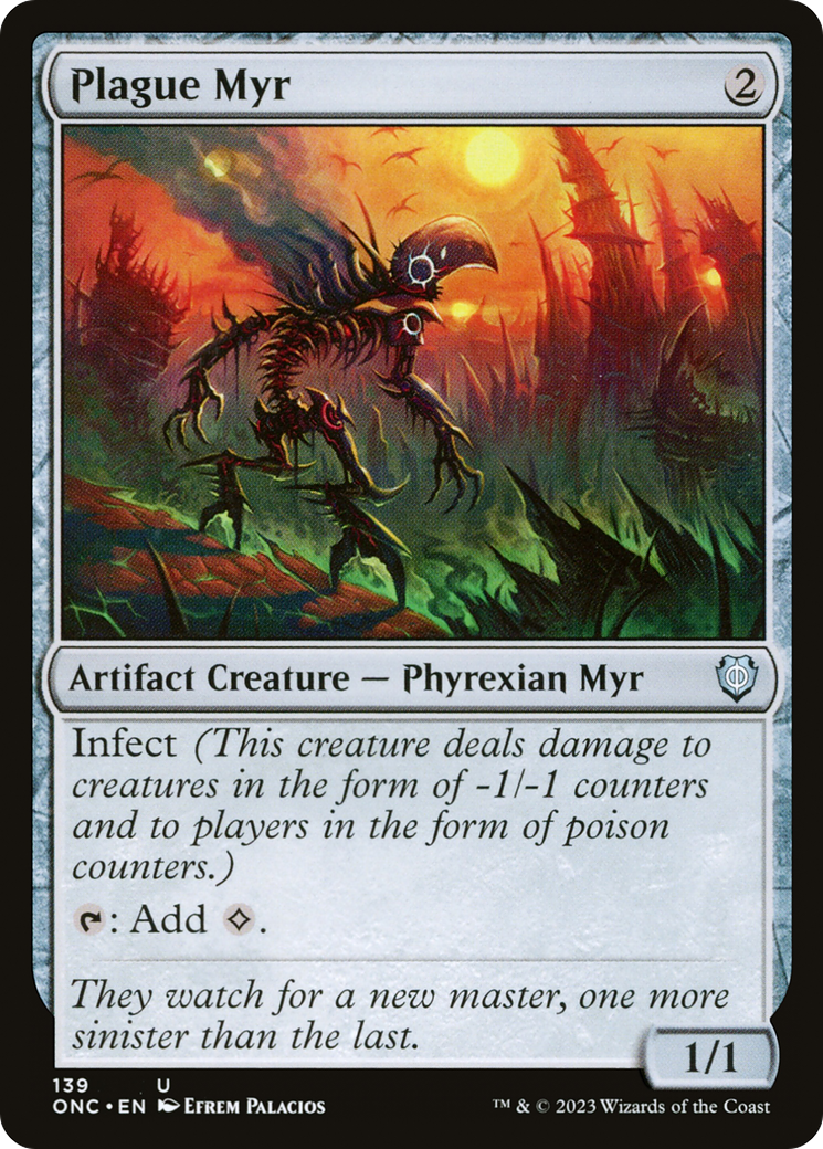 Plague Myr [Phyrexia : Tous seront un seul commandant] 