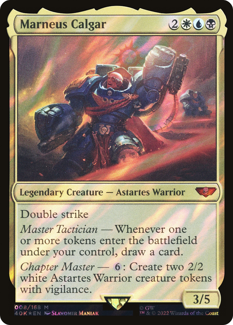 Marneus Calgar (Feuille de surtension) [Warhammer 40,000] 