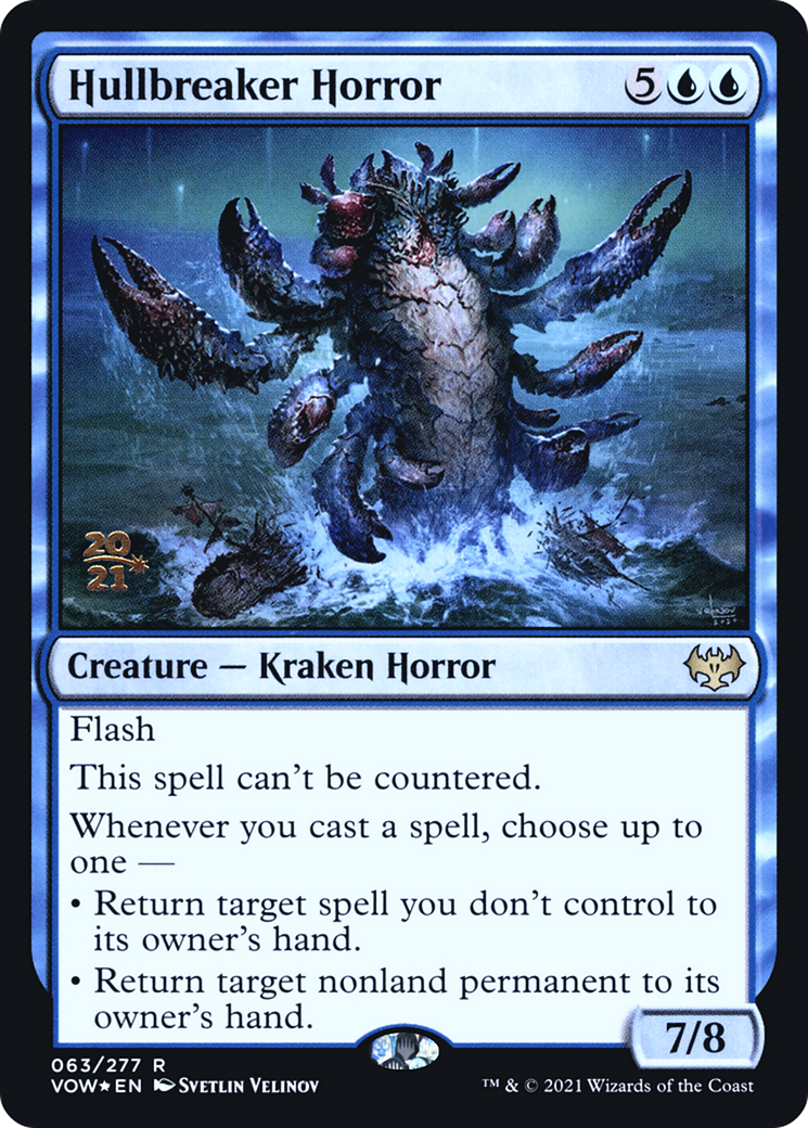 Hullbreaker Horror (PRE-63S) - Innistrad: Crimson Vow Promos Foil