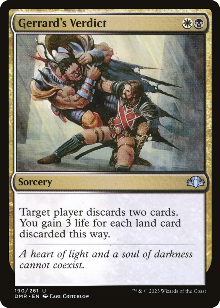 Le verdict de Gerrard [Dominaria Remastered] 