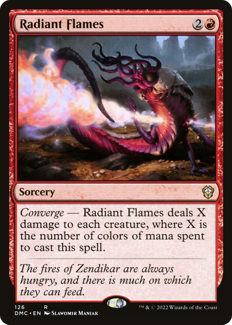 Flammes radieuses [Commandant uni de Dominaria] 