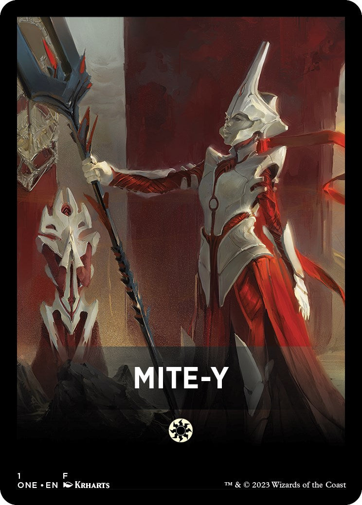 Carte thématique Mite-Y [Phyrexia : All Will Be One Tokens] 