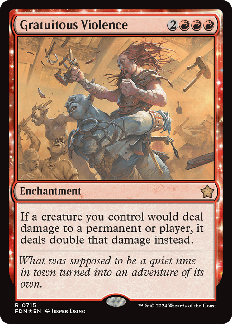 Gratuitous Violence (FDN-715) - Foundations: (enchantment) Foil