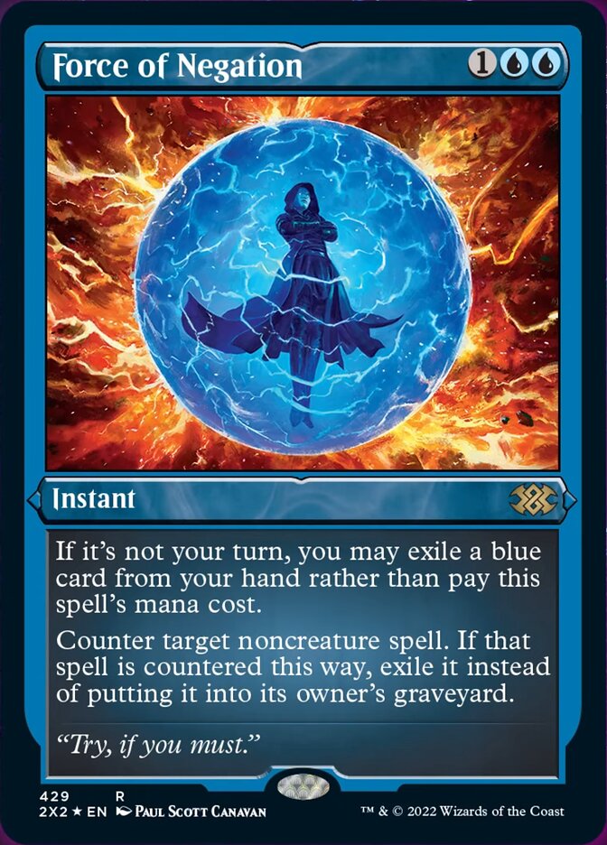 Force de négation (Foil Etched) [Double Masters 2022] 