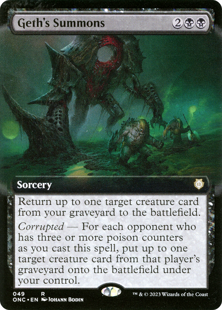 Invocation de Geth (art étendu) [Phyrexia : tous seront un seul commandant] 