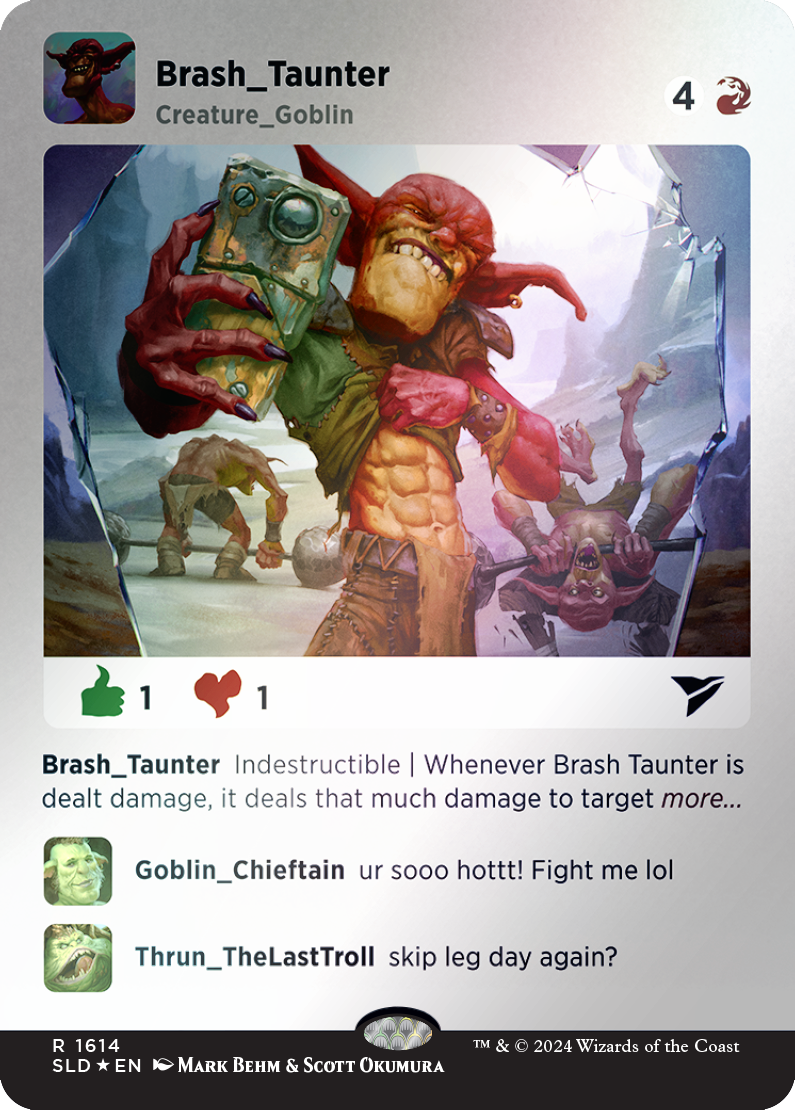 Brash Taunter (Rainbow Foil) [Série Secret Lair Drop] 