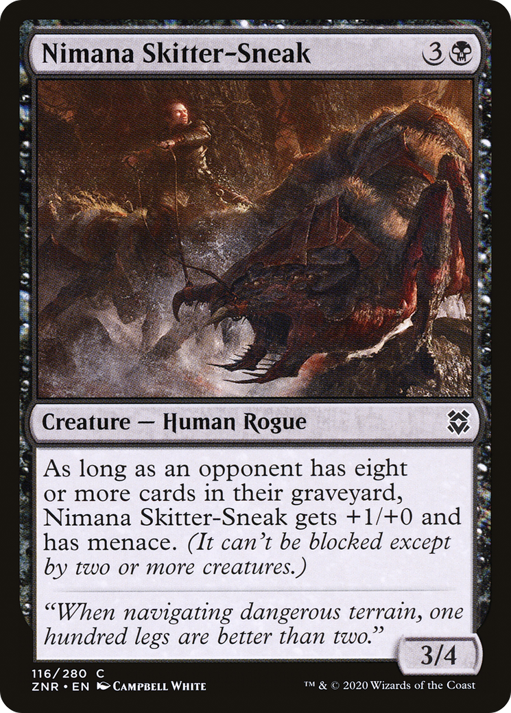 Nimana Skitter-Sneak [Zendikar Rising] 