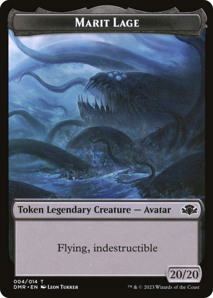 Jeton Marit Lage [Jetons remasterisés Dominaria] 