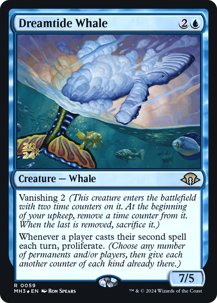 Dreamtide Whale [Promotions avant-première de Modern Horizons 3] 