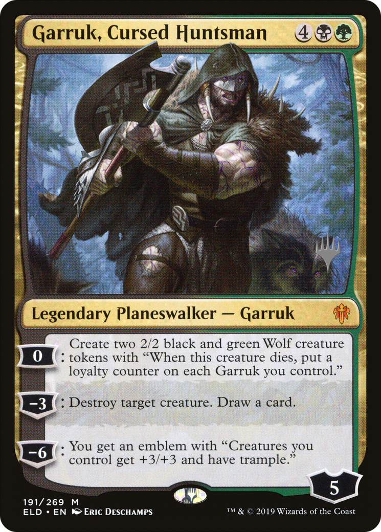 Garruk, chasseur maudit (Pack promotionnel) [Promotions du Trône d'Eldraine] 