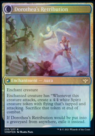 Dorothea, Vengeful Victim // Dorothea's Retribution (PRE-235S) - Innistrad: Crimson Vow Promos: (Double Faced Transform) Foil