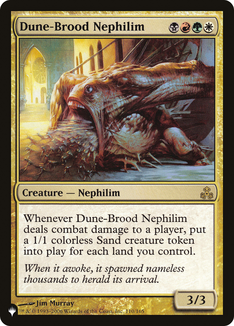 Nephilim des dunes [La liste] 