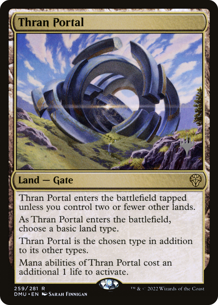 Portail Thran (Pack promotionnel) [Dominaria United Promos] 