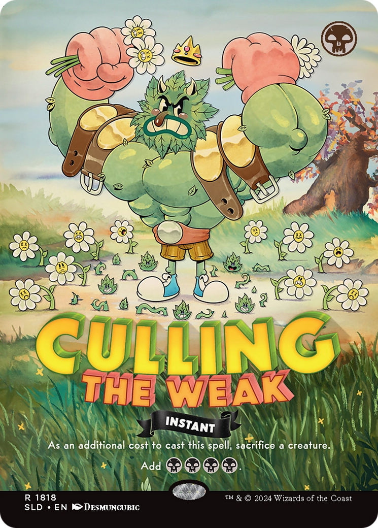 Culling the Weak (SLD-1818) - Secret Lair Drop (Borderless)