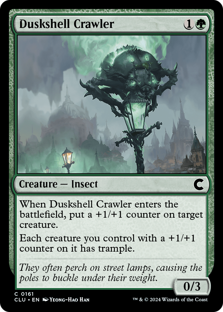 Duskshell Crawler [Ravnica: Clue Edition] 