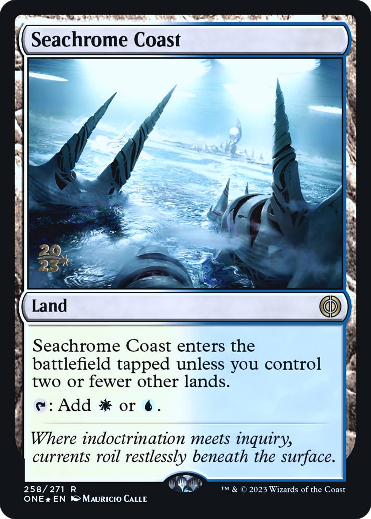 Seachrome Coast [Phyrexia : All Will Be One Avant-première Promos] 