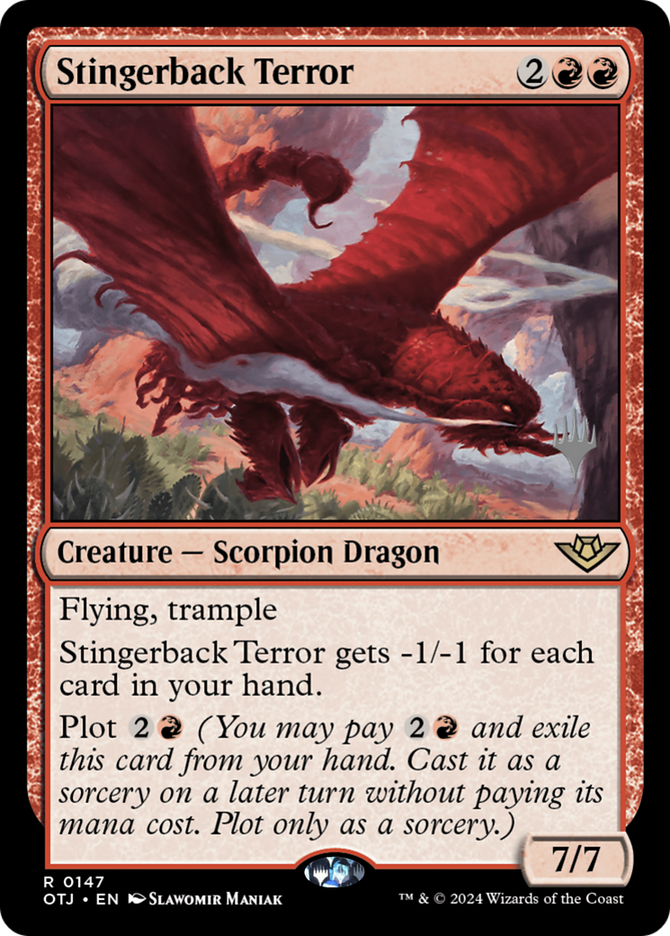 Stingerback Terror (Pack promotionnel) [Promotions des hors-la-loi de Thunder Junction] 