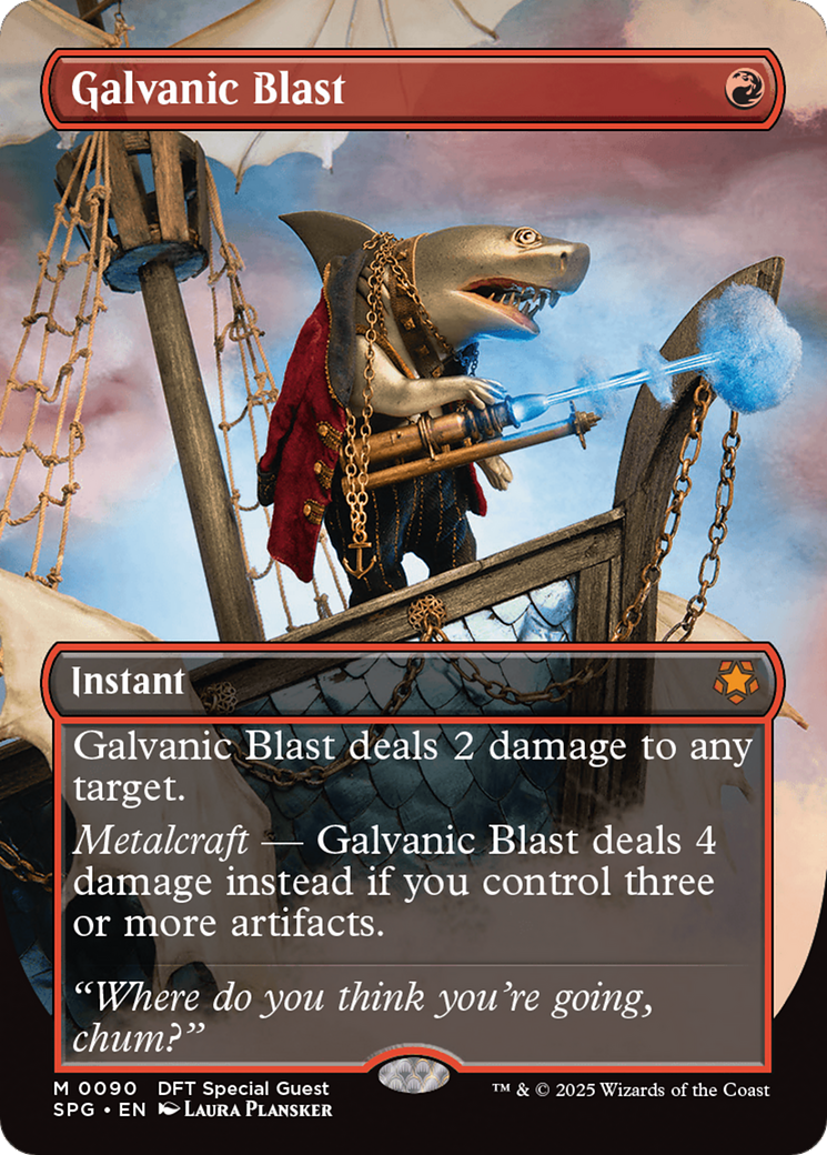 Galvanic Blast (Borderless) (SPG-090) - Special Guests (Borderless) Foil