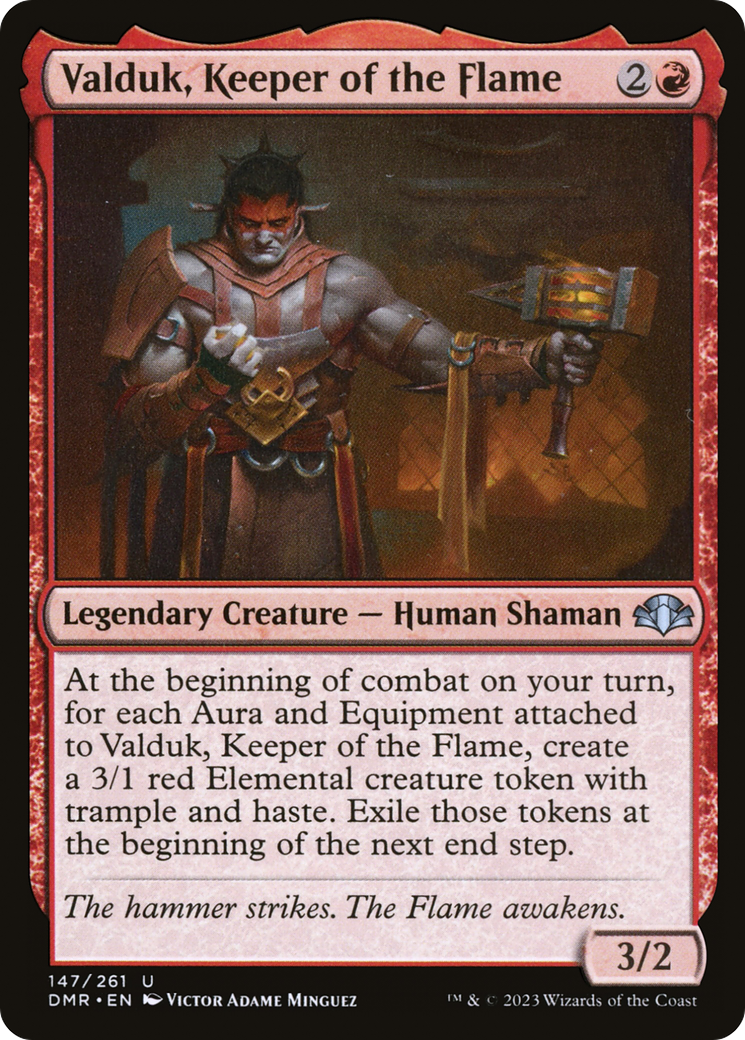 Valduk, gardien de la flamme [Dominaria Remastered] 