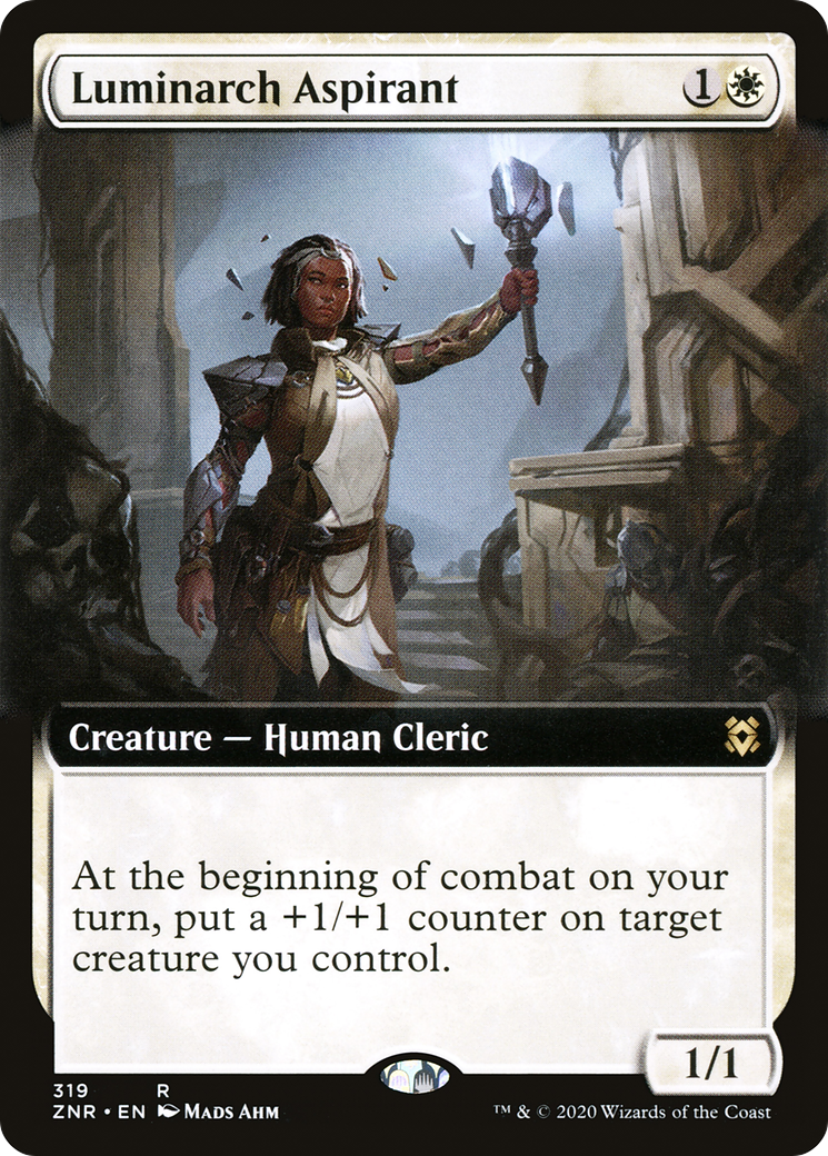 Aspirant Luminarch (art étendu) [Zendikar Rising] 