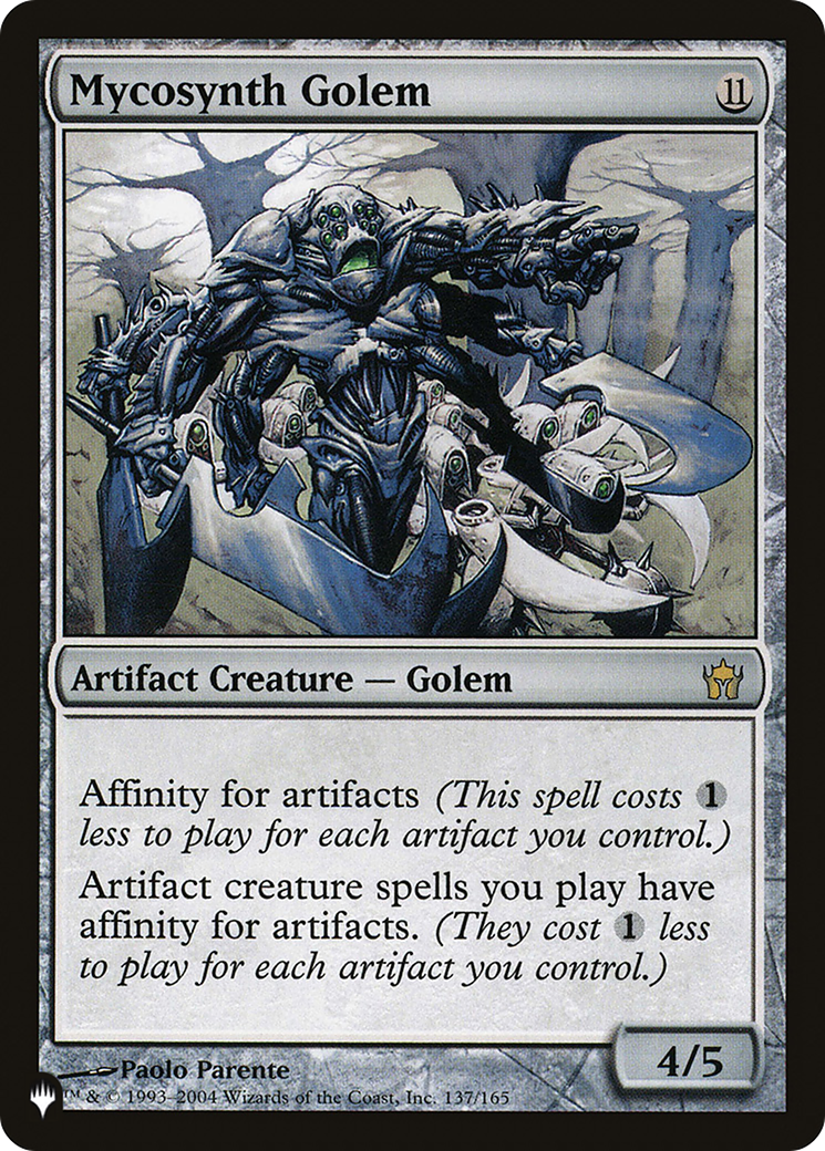 Mycosynth Golem [La liste] 
