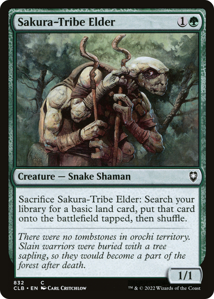 Ancien de la tribu Sakura [Commander Legends : Bataille de Baldur's Gate] 