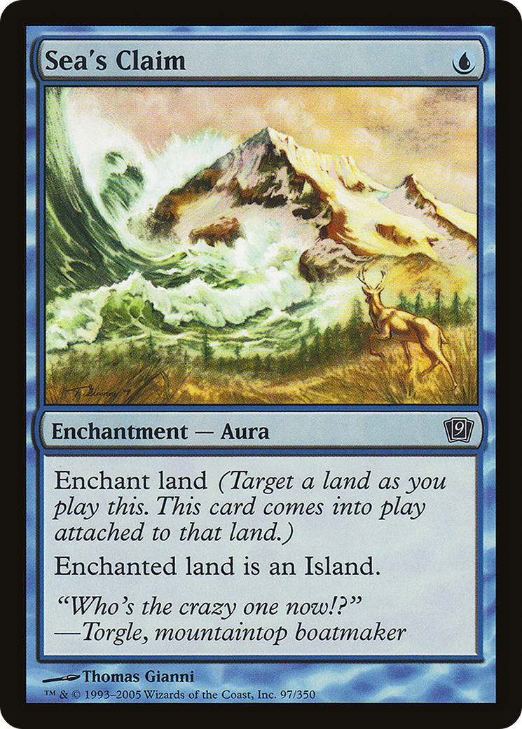 Sea's Claim (9ED-97★) - 9th Edition Foil