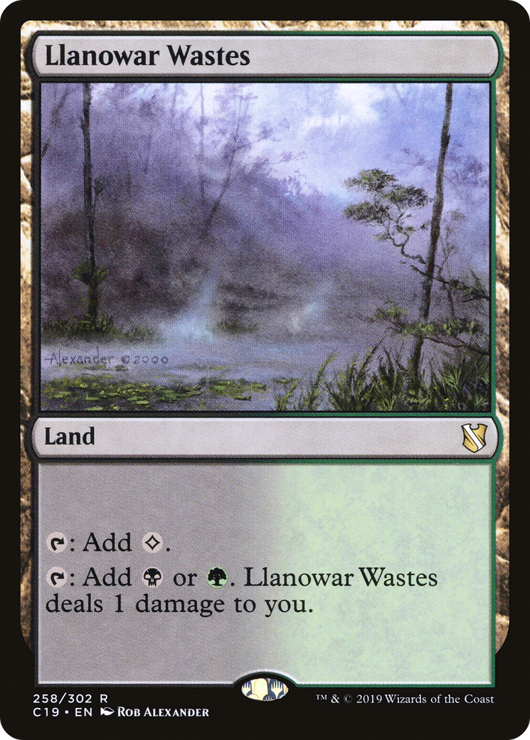Déchets de Llanowar [Commandant 2019] 