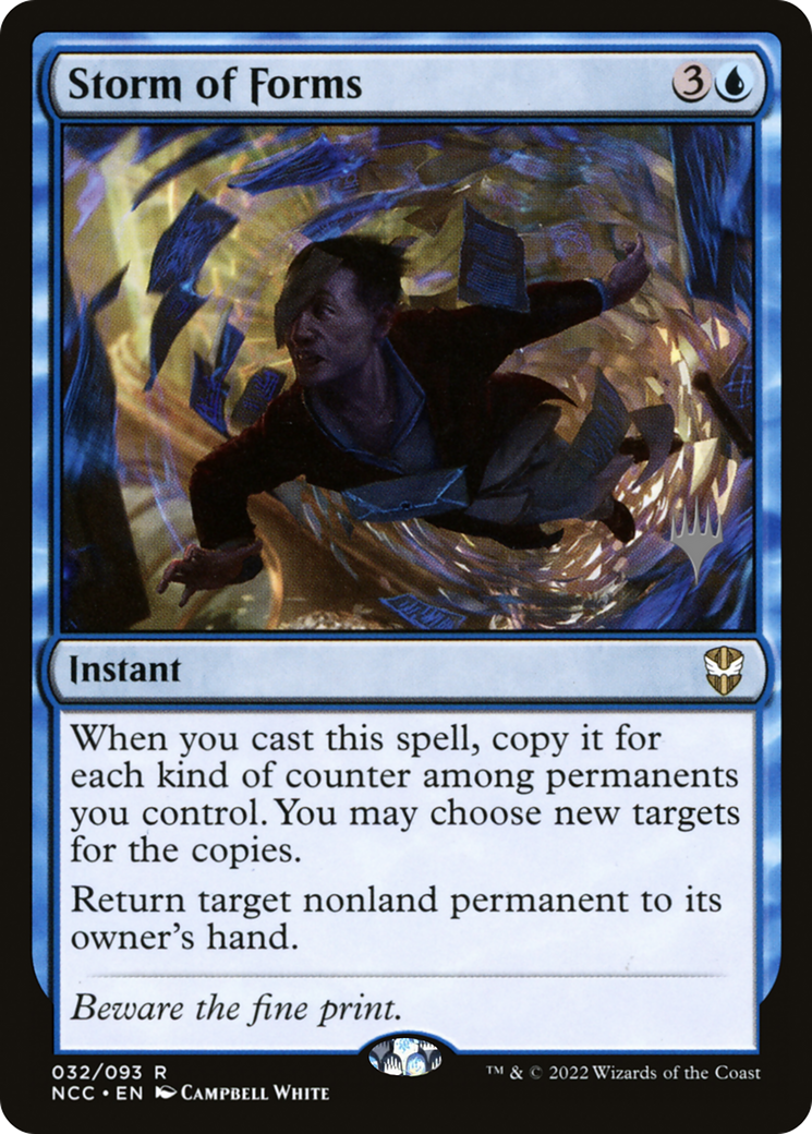 Tempête de formes (Pack promotionnel) [Streets of New Capenna Commander Promos] 