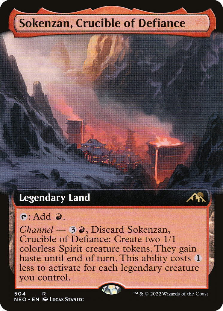 Sokenzan, creuset de défiance (art étendu) [Kamigawa : Neon Dynasty] 
