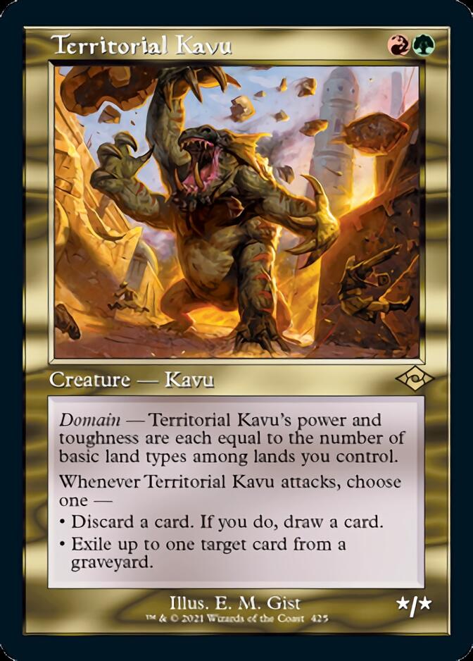 Kavu territorial (Retro Foil Etched) [Modern Horizons 2] 