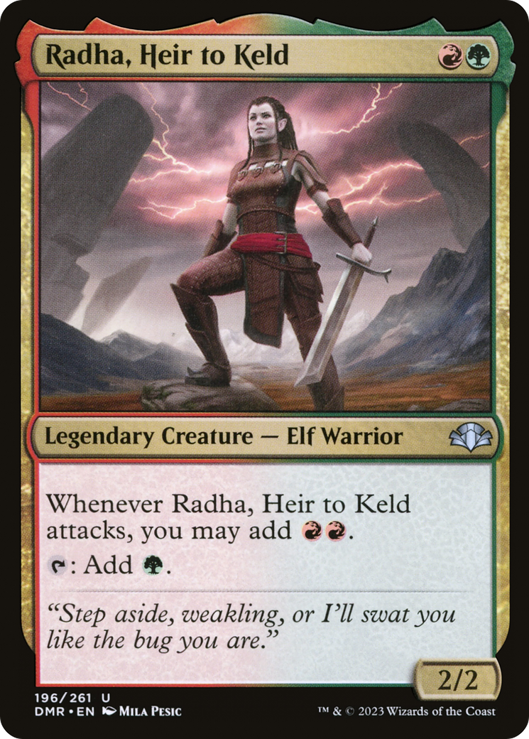 Radha, héritier de Keld [Dominaria Remastered] 