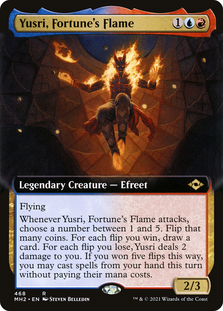 Yusri, la flamme de la fortune (art étendu) [Modern Horizons 2] 
