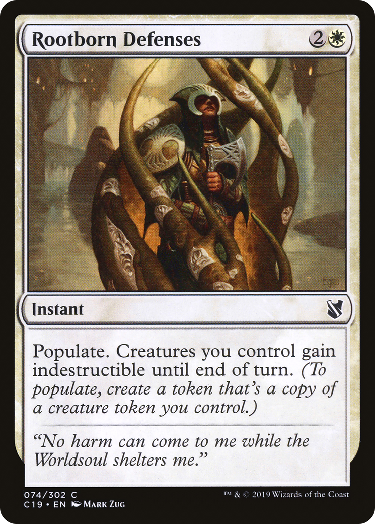 Défenses Rootborn [Commandant 2019] 
