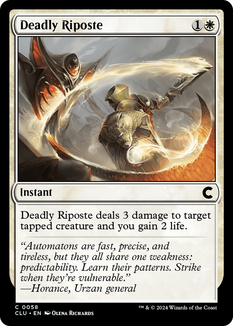 Riposte mortelle [Ravnica: Clue Edition] 