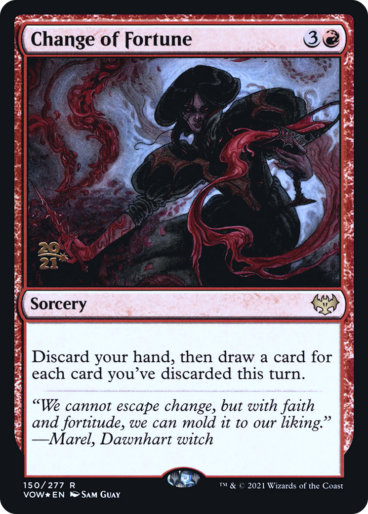 Changement de Fortune [Innistrad : Promos de l'avant-première de Crimson Vow] 