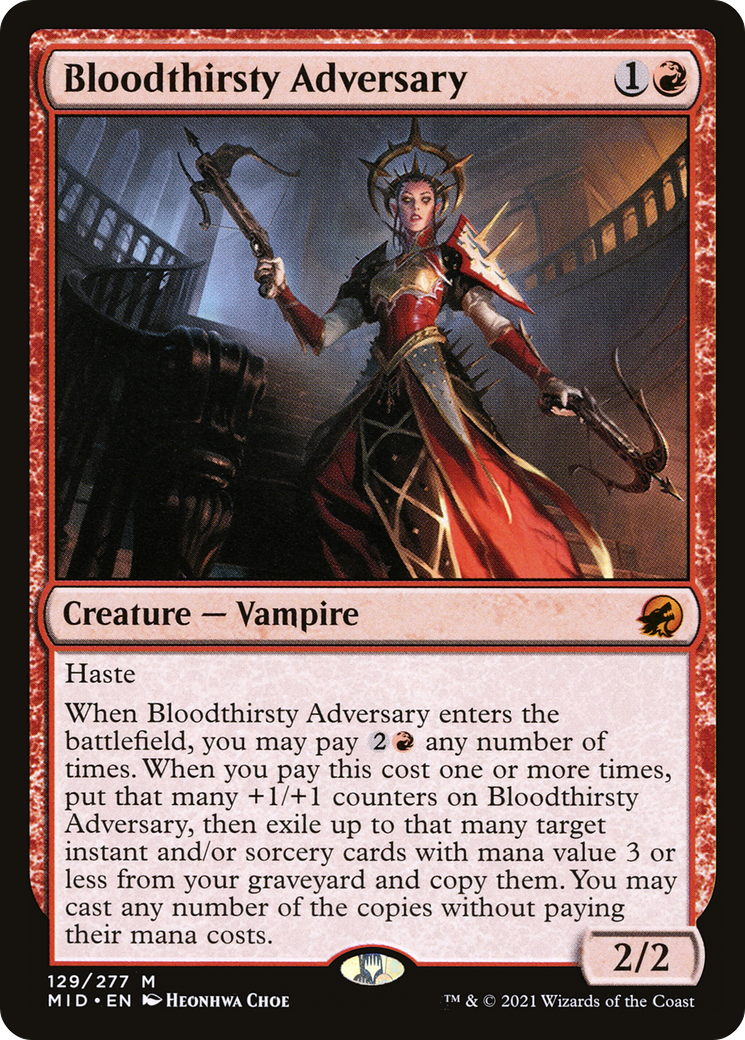 Adversaire assoiffé de sang [Innistrad : Chasse de minuit] 