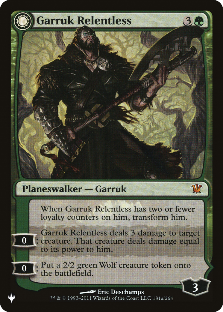 Garruk Relentless // Garruk, le Maudit par le Voile [Secret Lair: From Cute to Brute] 