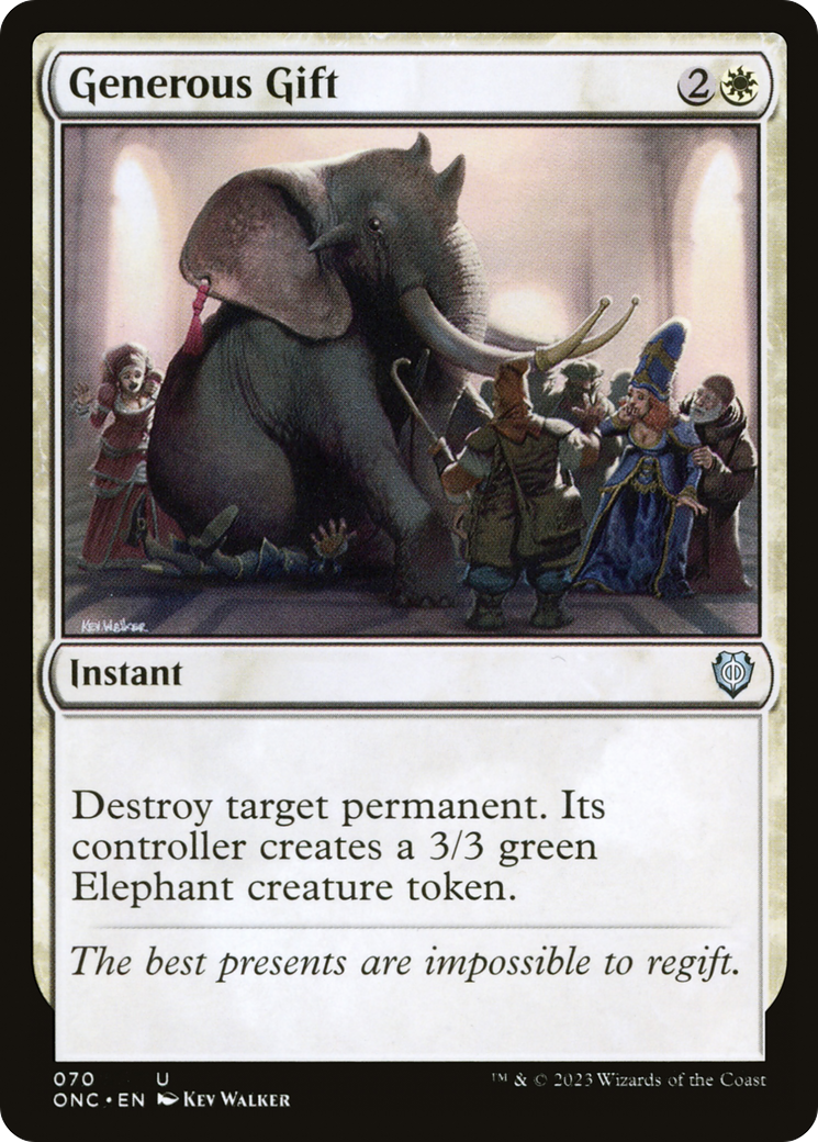 Cadeau généreux [Phyrexia : Tous seront un seul commandant] 