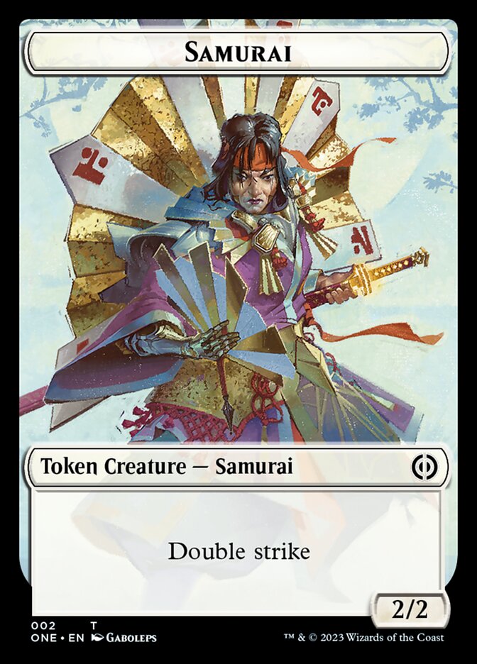 Phyrexian Mite (011) // Jeton double face samouraï [Phyrexia : tous seront un jeton] 