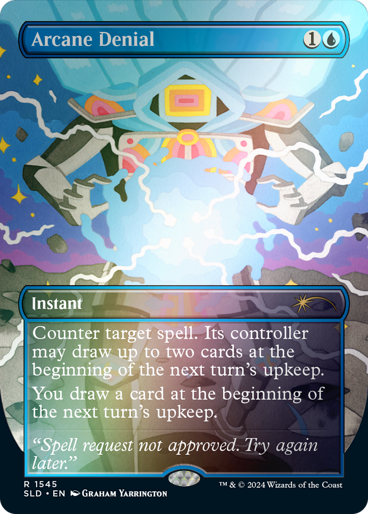 Arcane Denial (Rainbow Foil) [Série Secret Lair Drop] 
