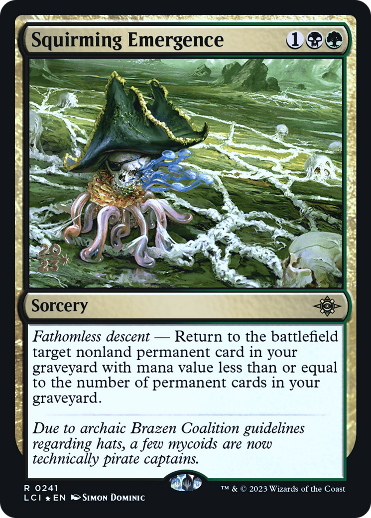 Squirming Emergence [Cartes d'avant-première des Cavernes perdues d'Ixalan] 