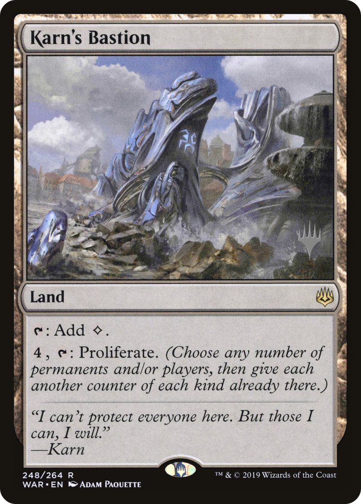 Bastion de Karn (Pack promotionnel) [Promos War of the Spark] 
