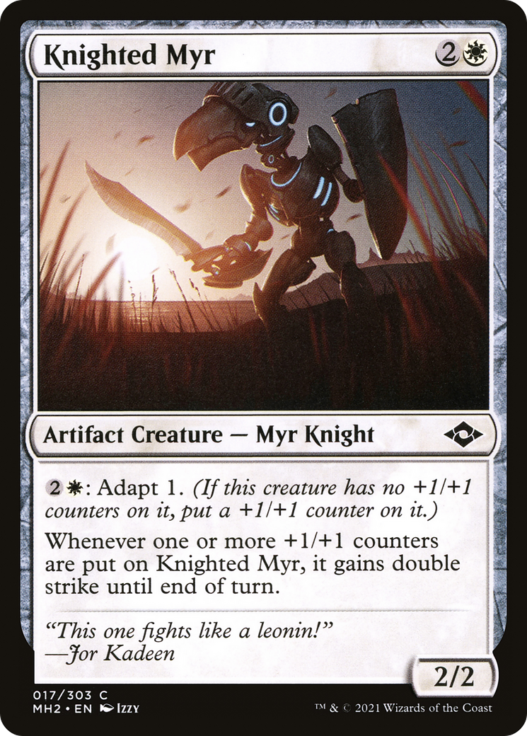 Myr fait chevalier [Horizons modernes 2] 