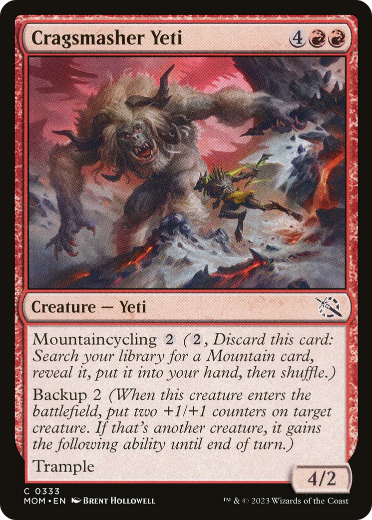 Cragsmasher Yeti [Marche de la machine] 