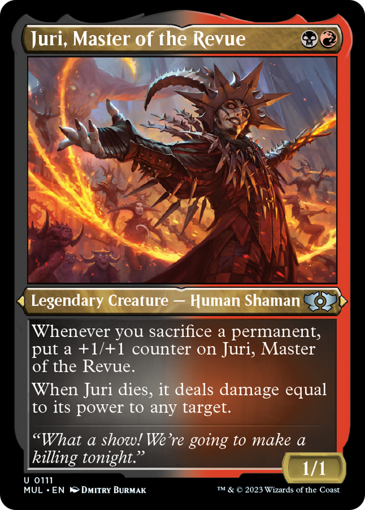 Juri, Maître de la Revue (Foil Etched) [Légendes Multivers] 
