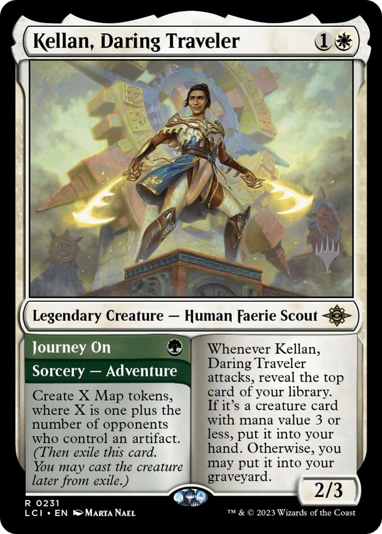 Kellan, voyageur audacieux (Pack promotionnel) [Les cavernes perdues d'Ixalan Promos] 