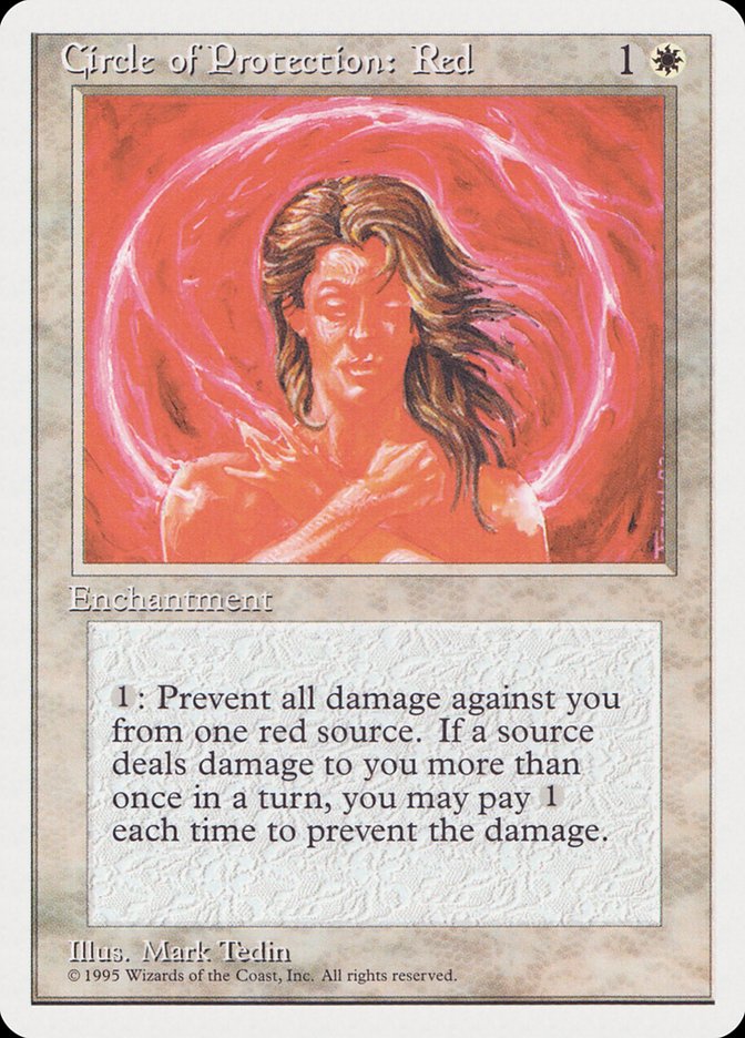 Cercle de protection : rouge [Ensemble de démarrage rapide Rivals] 